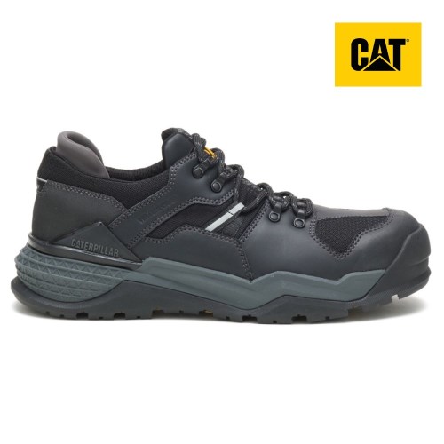 Caterpillar Provoke Lo Waterproof Alloy Toe Werkschoenen Heren Zwart (DSVP.NL)